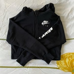 NIKE cropped fleece women’s zip up hoodie!